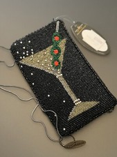 Mary Frances - Martini Beaded Phone Crossbody