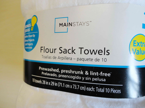 5PCS - 100PCS Flour Sack Kitchen Dish Towels White 100% Cotton Large 28"x29" - 第 2/13 張圖片