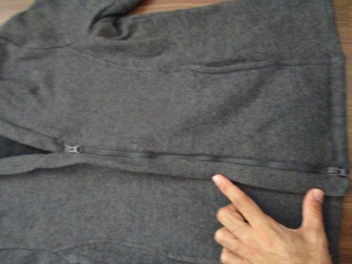 Eileen Fisher Hoodie Womens Size Small Gray Zip Long Sleeve Wool Blend Fleece S - Picture 5 of 18
