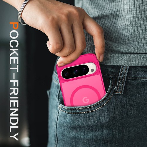 Custodia magnetica per Google Pixel 9 Pro XL opaca antiurto protettiva cover telefono - Foto 17 di 44