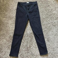 Jessica Simpson Black Wash High Rise Skinny Jeans Comfort Stretch Size 6