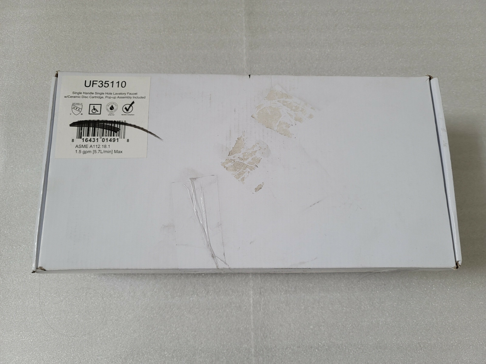 Ultra Faucets UF35110 Twist Collection Single-Handle Bathroom Sink Faucet Chrome