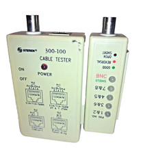 Steren 300-100 Ethernet Cable Tester RJ45 And BNC read