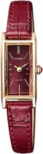 Citizen EG7043-09W Kii: Eco Drive Solar Women's Watch Red Analog New