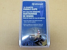 Attwood Paddle Clips, 1" Diameter 11780-6 - Black - Set of 2