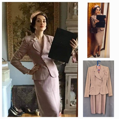 Vtg.Late 40s- Early 50s Iconic New Look Wool Skirt Suit! (FOR SALE Only Suit)