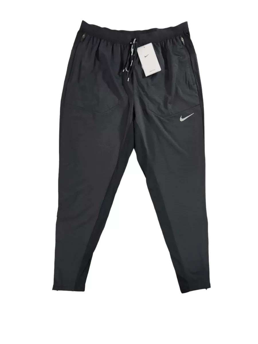 Nike Phenom Elite Reflective Running Pants Black CU5504-010 Men's Size  Large