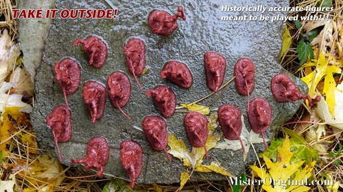 Armies in Plastic French & Indian War Northeastern Woodland Indians #1 1/32 54mm - Afbeelding 3 van 6