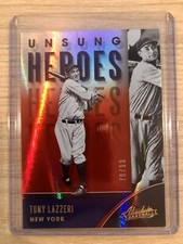 2021 Absolute Baseball Tony Lazzeri Unsung Heroes - Red Parallel #d 70/99