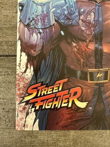 Street Fighter Omega #1 Trade M. Bison Tyler Kirkham Signed w/ COA LTD to 500 - Picture 4 of 11