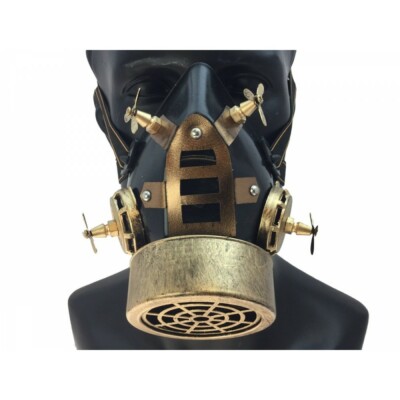 Gas Respirator Costume Party Mask Doomsday Steampunk Halloween Mardi grass