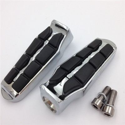 Aluminum & Rubber Rear Foot Pegs for 99-06 Yamaha Road Star 1600/1700