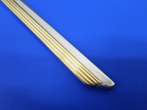 6 - WMF Cromargan STRATOS GOLD Glossy Stainless Japan Flatware DINNER KNIVES - Picture 4 of 6