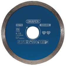 Image of Draper 99779 Continuous Diamond Blade (115mm)