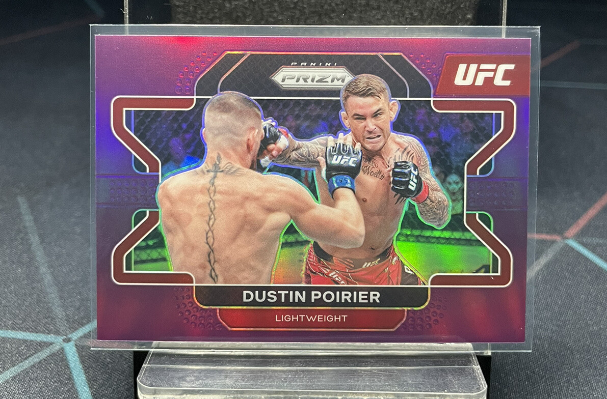 2022 Panini Prizm UFC Purple Prizm /149 Dustin Poirier #21