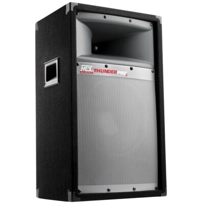 MTX Professional DJ Tower Speaker with One 10  Woofer 200 Watts Max