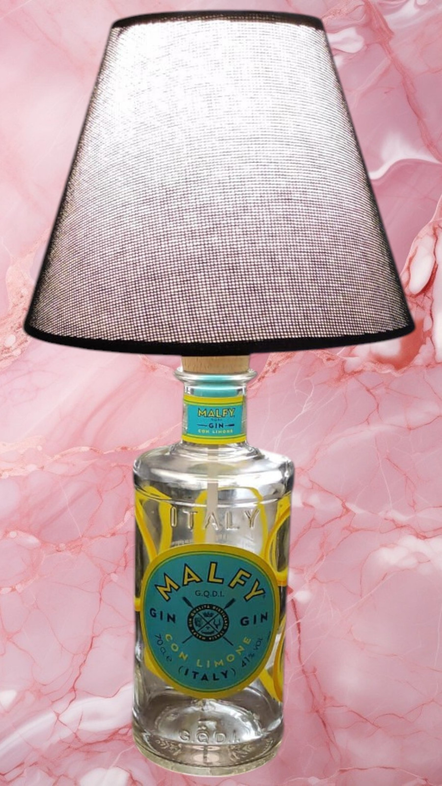 Lampada LED Gin Malfy - Luce Artigianale e Design Mediterraneo Unico