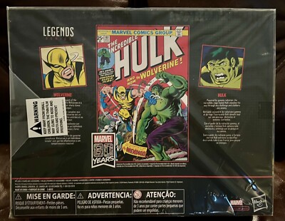 Hasbro WOLVERINE VS HULK Marvel Legends 80th Anniversary 2-Pack