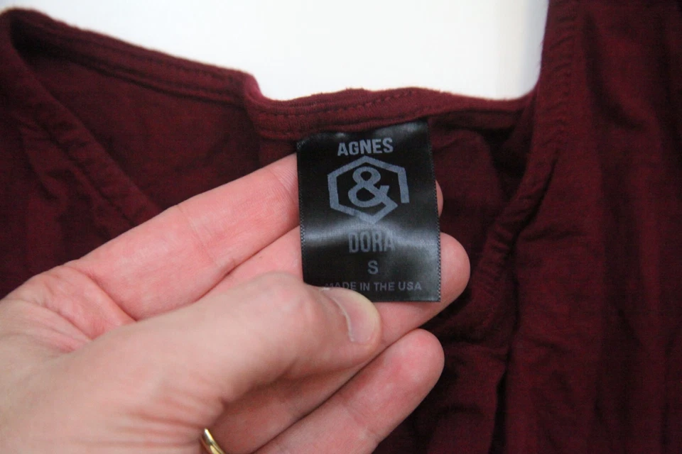 Lot of 4 Dresses 1 Skirt 2 Lingerie Floral Solid Kim Rogers Karen Scott Agnes O6 - Image 4 of 4