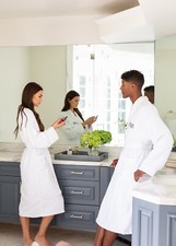 GREAT GIFT Wrapped In A Cloud Womens Bathrobe-available in 8 colors, we monogram