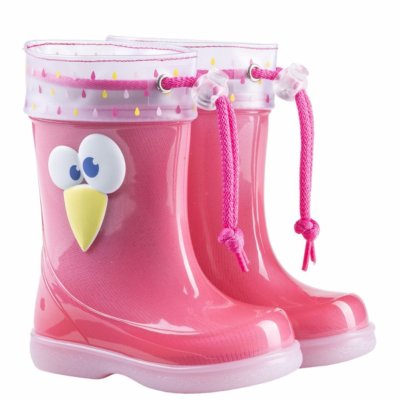  NEW IGOR rain boots PIPO LOCO Cr. Fuchsia made in Spain - size toddler 6 - 12