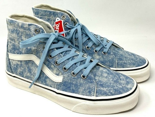 VANS SK8-HI TAPERED Blue Denim Destroy 