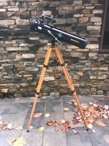 BUSHNELL 650X3" REFLECTOR TELESCOPE MODEL 78-3650 WOODEN TRIPOD EXTRA LENS  | eBay