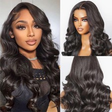 Body Wave Silk Top Full Lace Human Hair Wig Pre Plucked Silk Base Full Lace Wigs