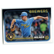 2024 Topps Update Series Baseball Hoby Milner Base US87 Milwaukee Brewers