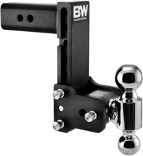Bw Trailer Hitches Tow Stow Adjustable Trailer Hitch Ball Mount - Fits 2.5 R