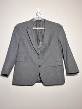 Vintage Burberry s Gray Wool Blazer