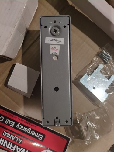 ALARM LOCK PG21MS Exit Door Alarm,Gray,Aluminum,95 dB 1U108 NOS - Picture 9 of 10