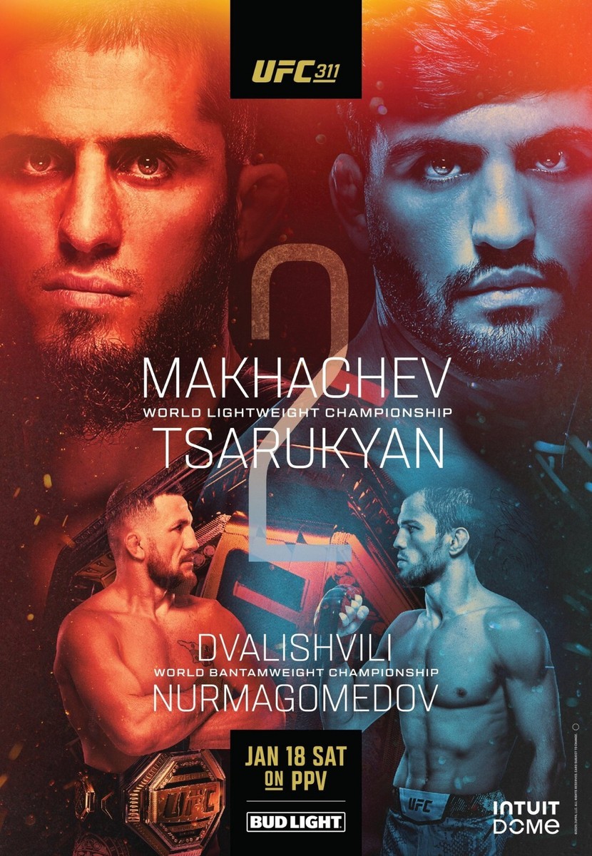 Ufc 311 Ufc Match Tonight UFC 311 Islam Makhachev Arman Tsarukyan