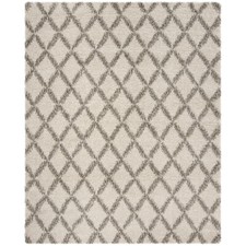 SAFAVIEH Hudson Shag Collection SGH333A Ivory / Grey Rug