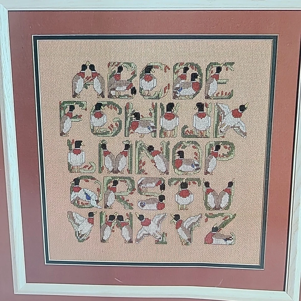 Jeanette Crews Designs Quackabet Duck Theme Alphabet Cross Stitch Pattern #122 - Image 2 of 3