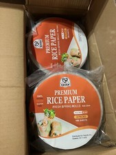 Schachtel mit 14 - 52 USA Reispapier, 3er Pack, Reispapierverpackungen (102 Blatt pro Packung)