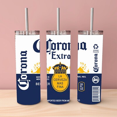 Corona Getränk Personalisiert 20oz Heiß Kalt Skinny Becher