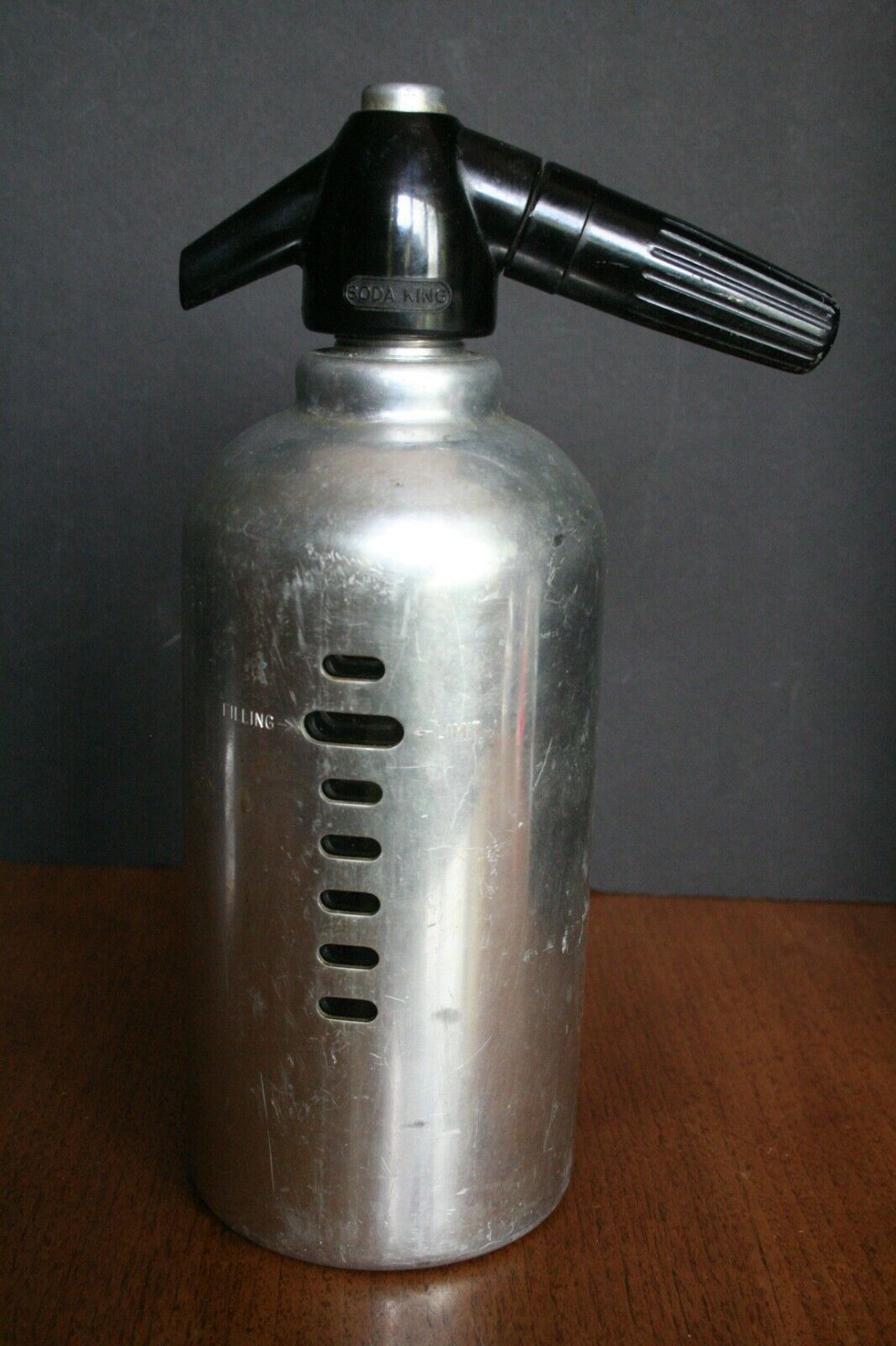 VTG SODA KING Seltzer Bottle MidCentury ModerN 12" eBay