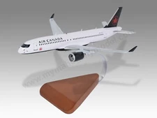 Airbus A220-300 Air Canada Desk Wood Airplane New Model Large Scale 1/100