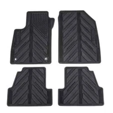 OEM 2015-2022 Chevrolet Trax Front & Rear All Weather Floor Mats Black 42364954