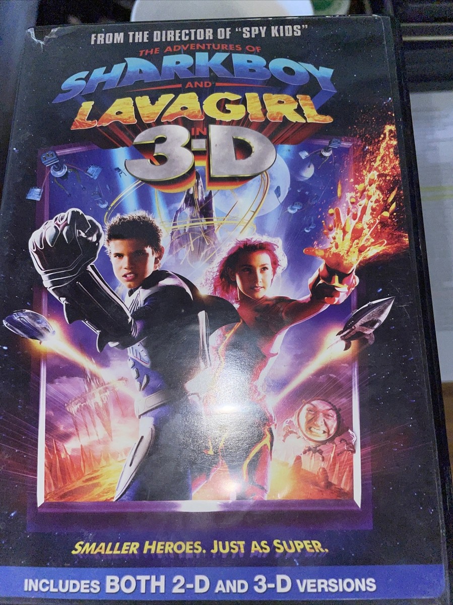 The Adventures of Sharkboy and Lavagirl DVD in 3-D also includes