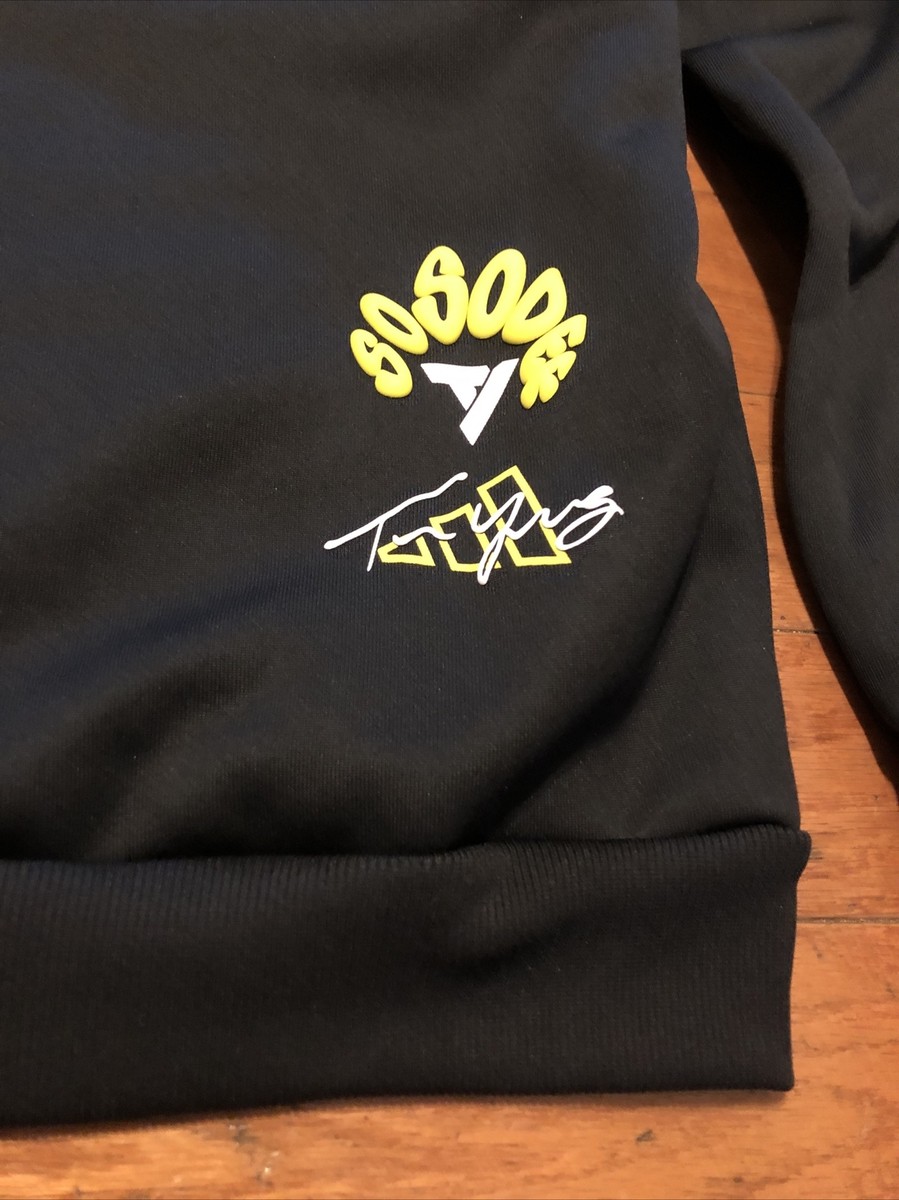 adidas Trae x SSDR Hoodie Black Black Logo Men's Large Pullover