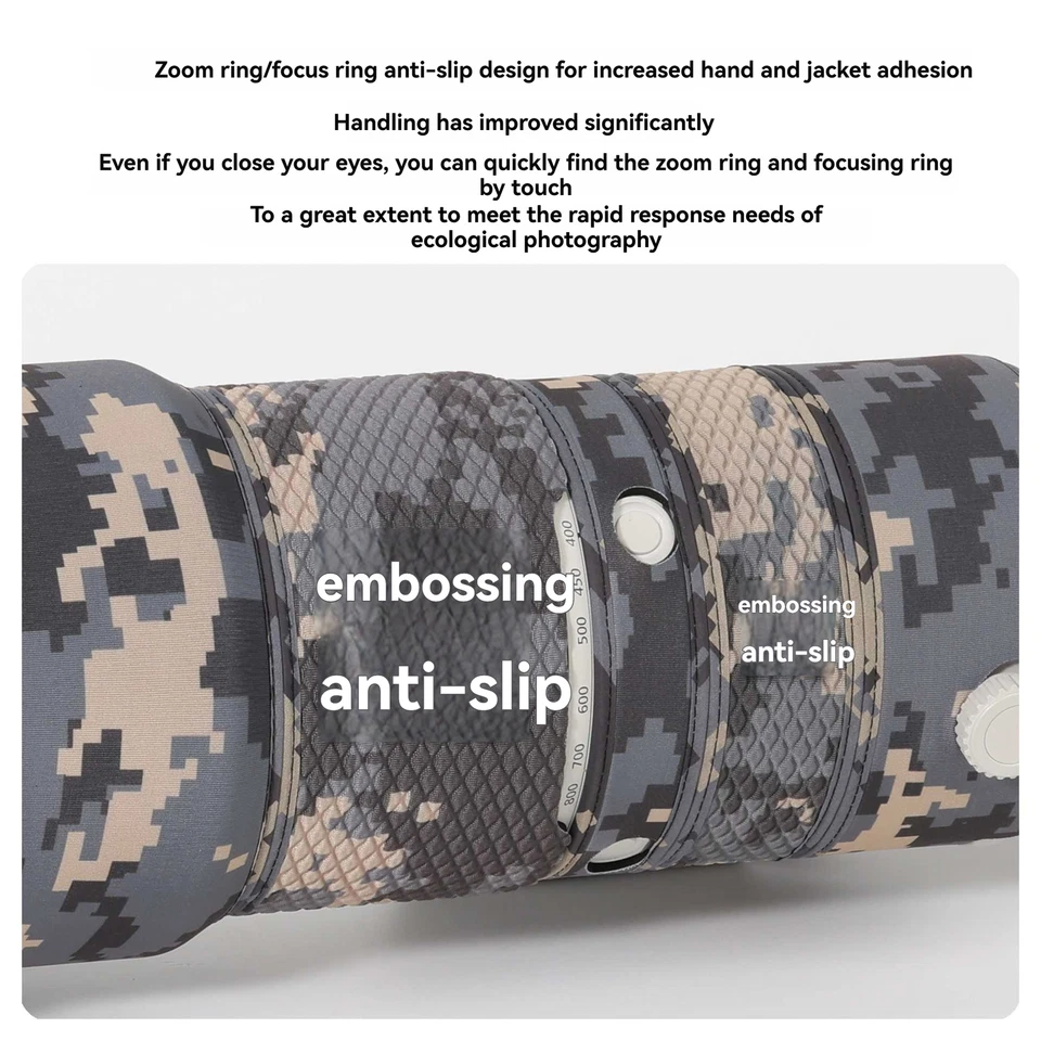 Cubierta de lente ZZQ&CCF para Sony FE 400-800 mm f/6,3-8 G OSS cubierta de lluvia impermeable Foto 2 de 4