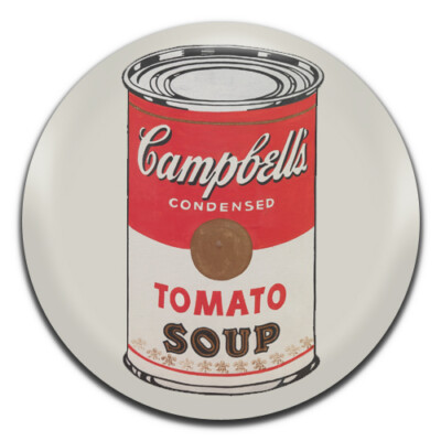 Andy Warhol Campbell's Soup Art 25 mm / 1 Zoll D Pin Button Anstecker
