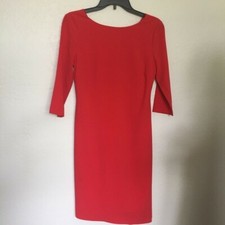 Halston Heritage Red Dress, Size 4
