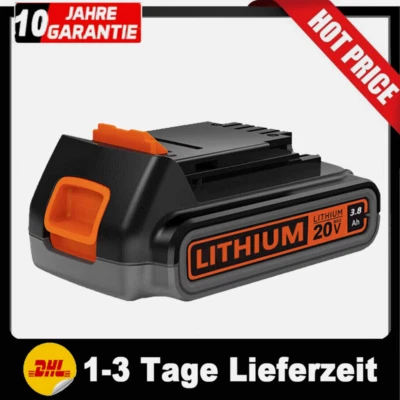 Für BLACK+DECKER Original Akku 18V Lithium BL2018 BL1318 BL4018 BL1518 LBXR20 DE