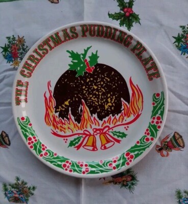 Vintage The Christmas Pudding Teller / von John Buck  