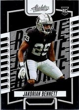 2023 Panini Absolute #191 Jakorian Bennett Retail NM