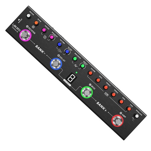 LEKATO Multi-Effects Guitar Pedal 36 Presets Reverb with Reverb/Delay/MOD/AMP - Picture 14 of 14