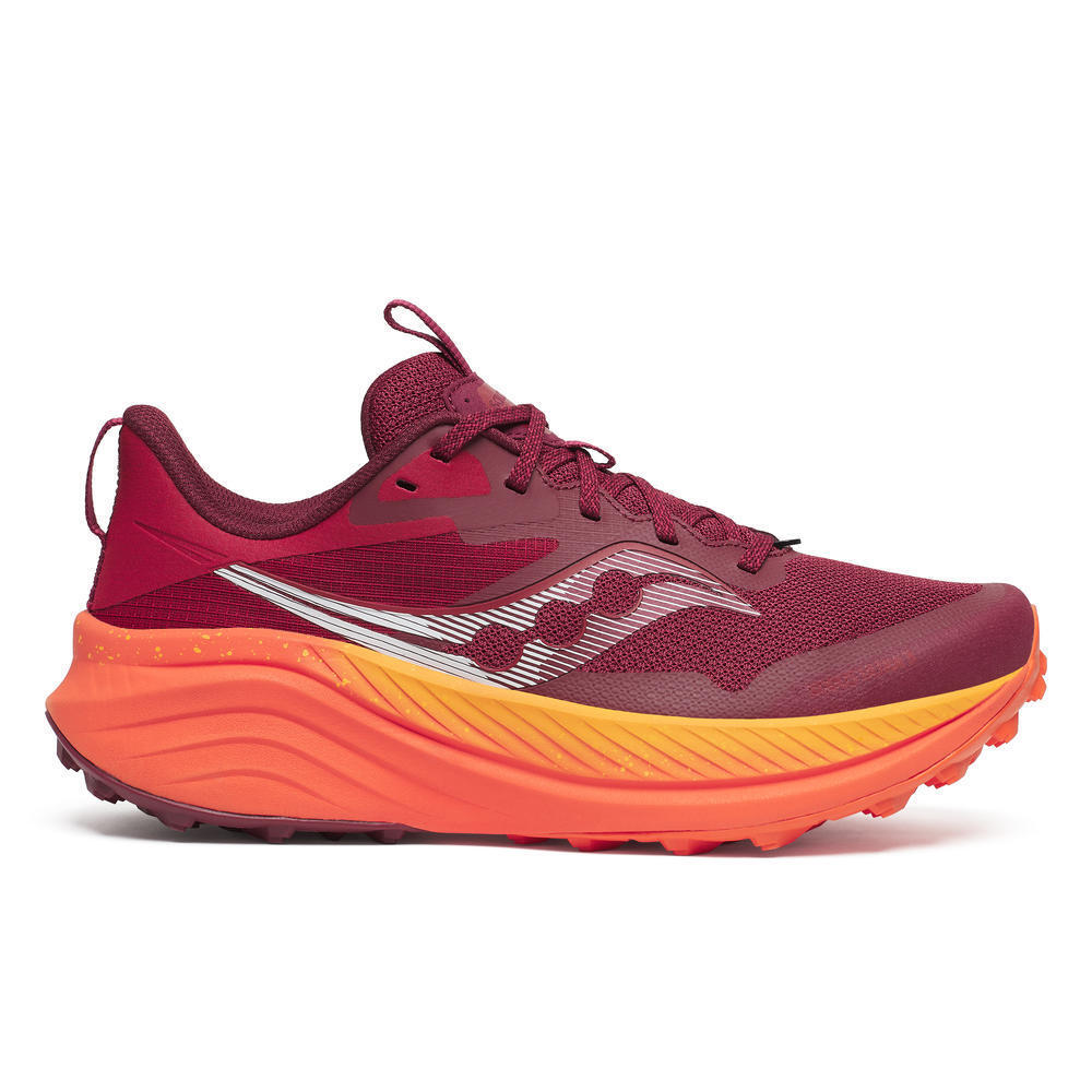 Zapatillas Trail-Running - Saucony Xodus Ultra 3 Currant/Pepper (Mujer)